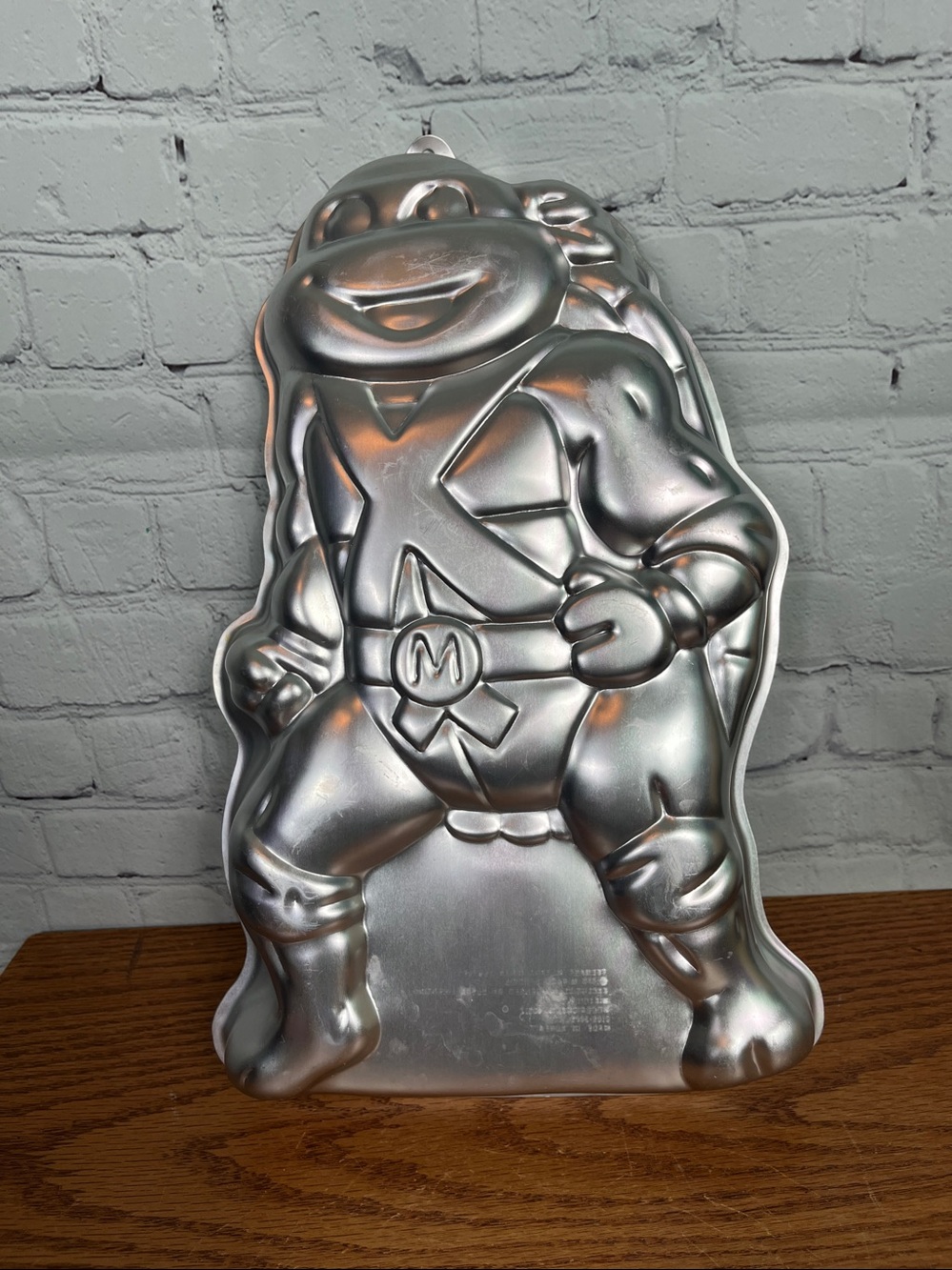Vintage Teenage mutant ninja turtle cake pan Michelangelo 1989